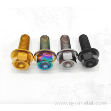 Hot Sale Titanium Alloy Flange Bolt For Motorcycle